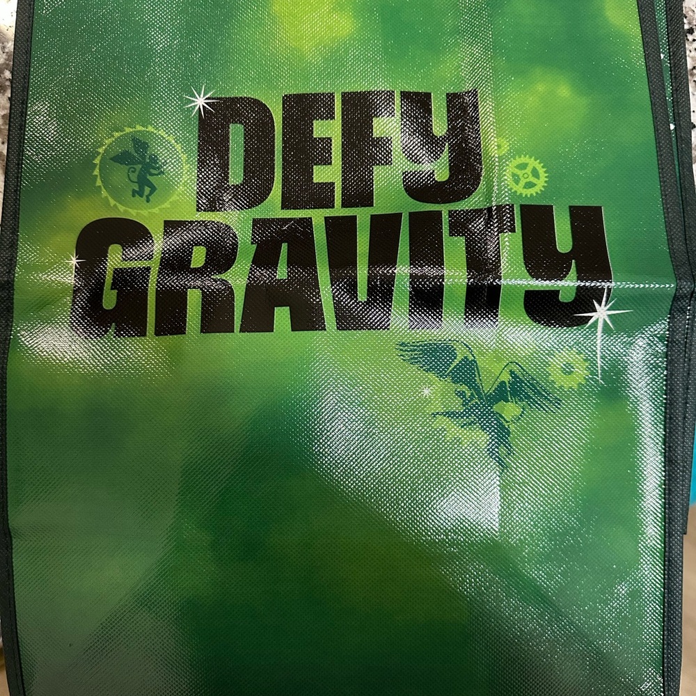 Wicked Defy Gravity Vibrant Green Reusable Bag